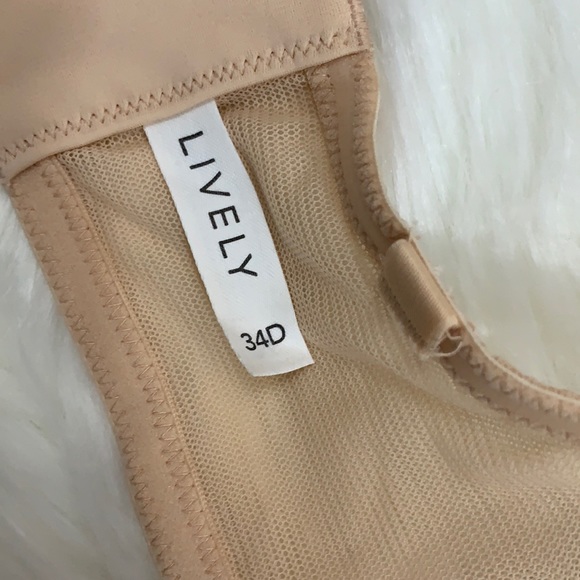NWT Lively The No Wire Strapless Bra Toasted Almond - Picture 9 of 10